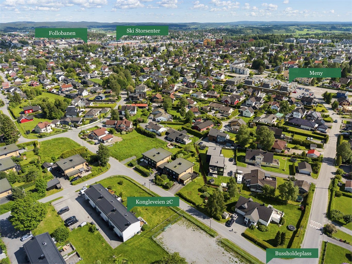 Svært attraktiv beliggenhet på Øvre Hebekk! Gangavstand til Ski sentrum med Follobanen, som tar deg til Oslo S på kun 12 minutter.