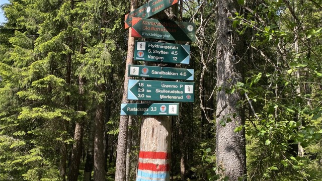 Umiddelbar nærhet til Østmarka som byr på flotte turområder både sommer- og vinterstid. Stier, lysløyper og turveier som er fine til turgåing, sykling og løping. Om vinteren blir det kjørt opp skispor i lysløypene.
