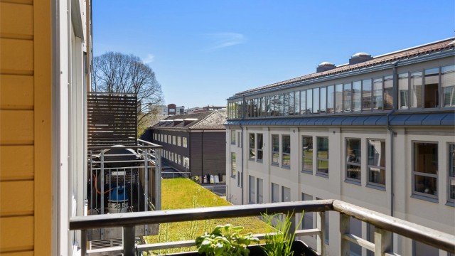 Balkongutsikt - Foto: Eiendomsfoto