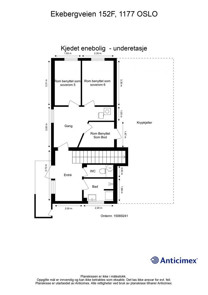 Plantegning - Underetasje