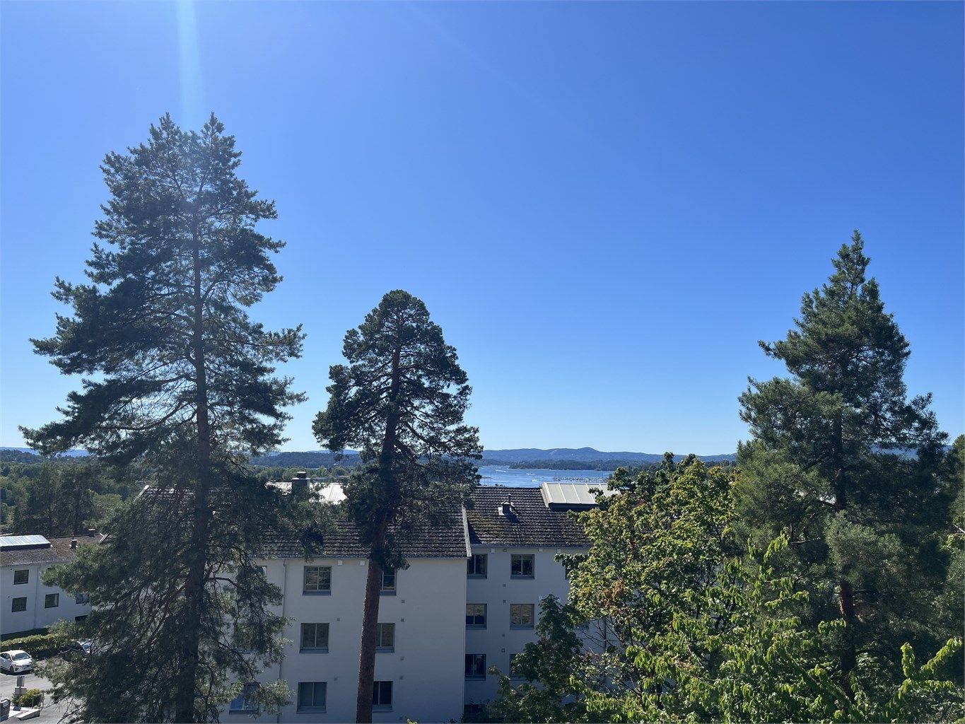 Utsikt fra balkongen