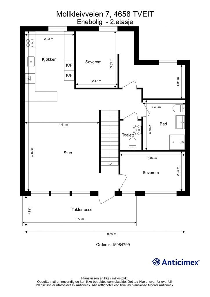 Plantegning - 2.etasje