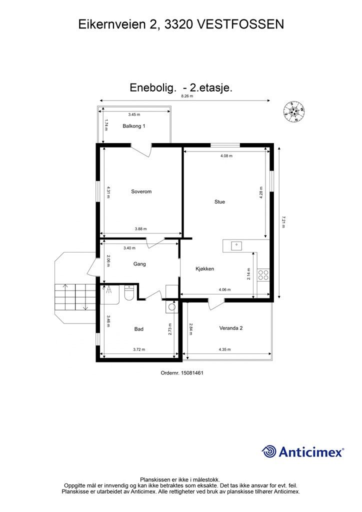 Plantegning 2.etasje