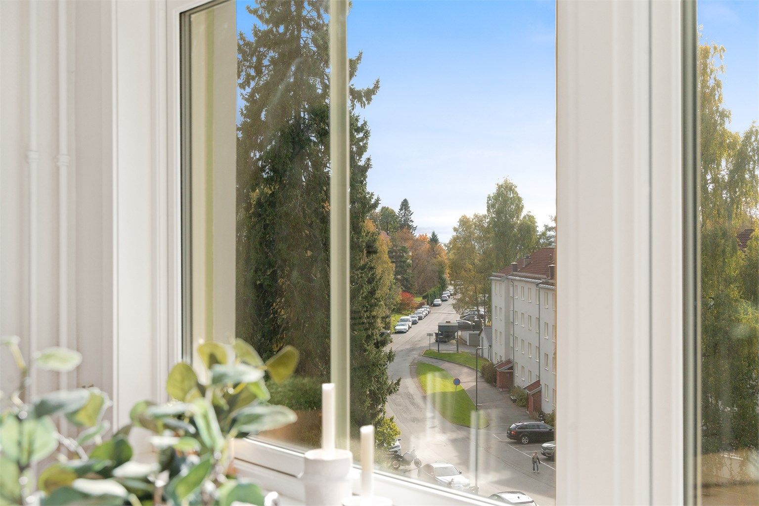 Usjenert med hyggelig utsikt