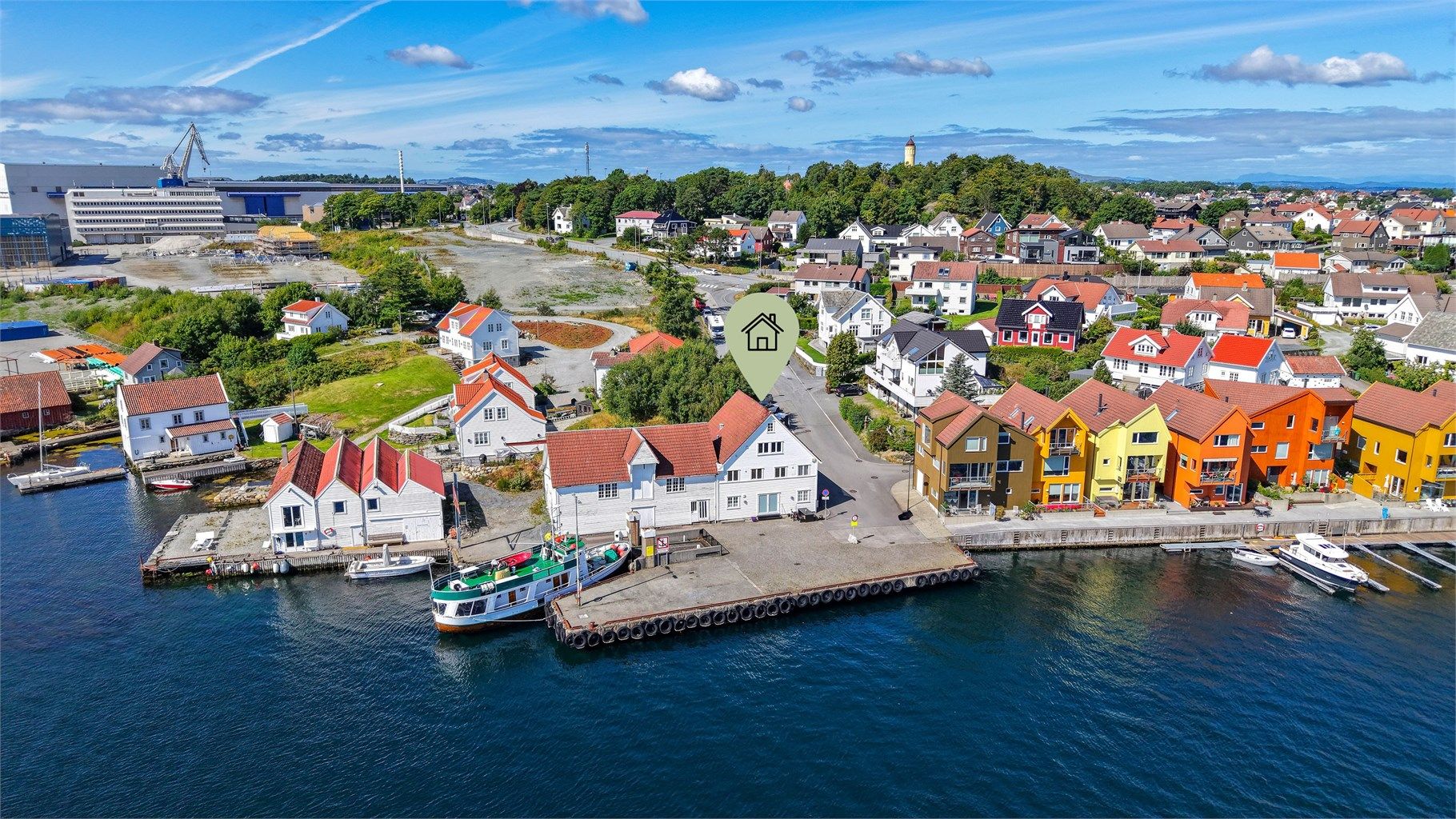 En helt unik leilighet med fantastisk og maritim beliggenhet. Foto av Marianne Lyse.