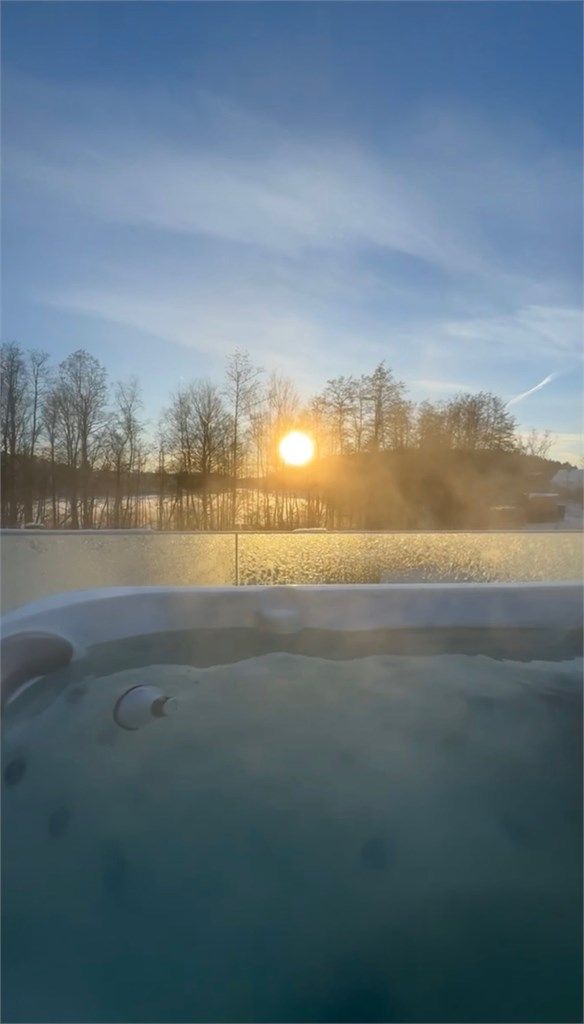Solnedgang i Jacuzzi
