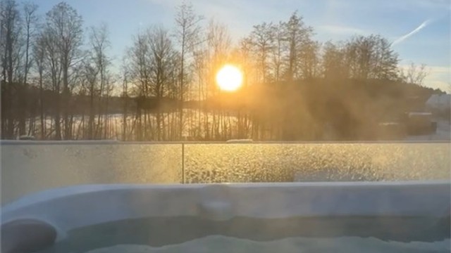 Solnedgang i Jacuzzi
