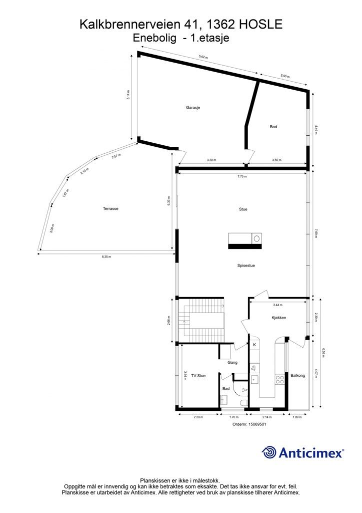 Plantegning - første etasje