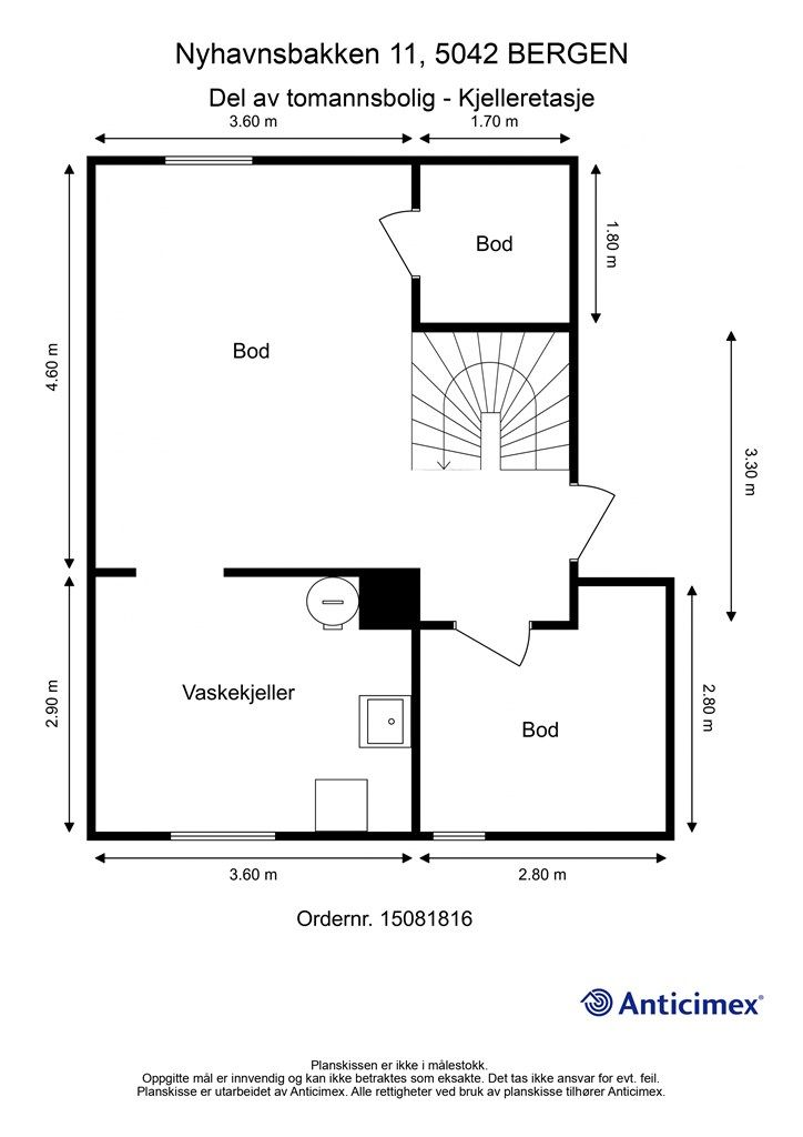 Plantegning - Kjeller.