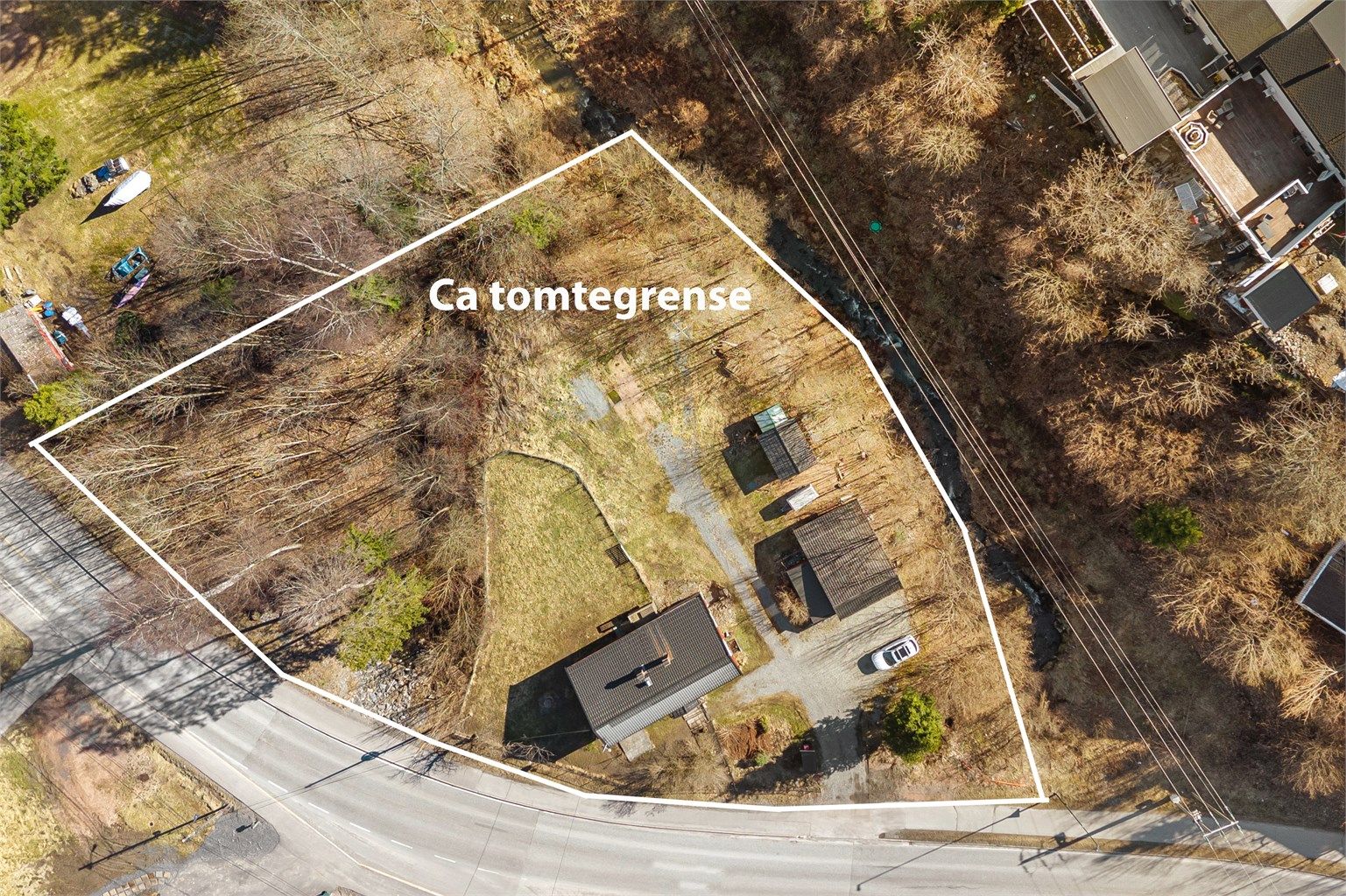 Ca tomtegrense - Avvik kan forekomme 