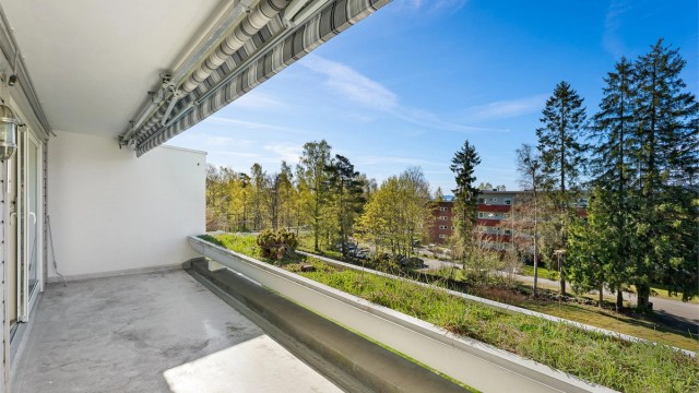 Terrasse med markise