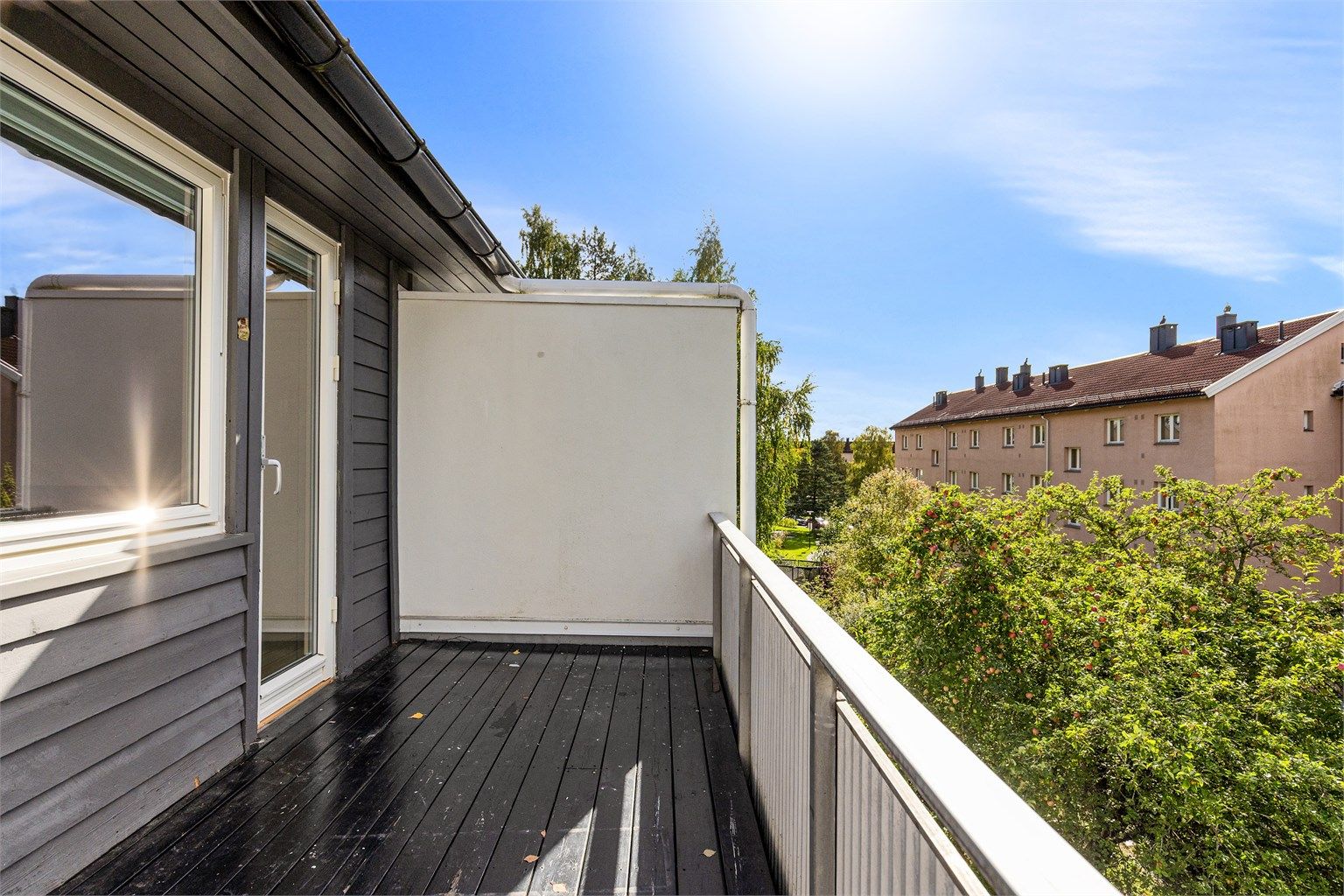 En ypperlig plass å nyte morgenkaffen