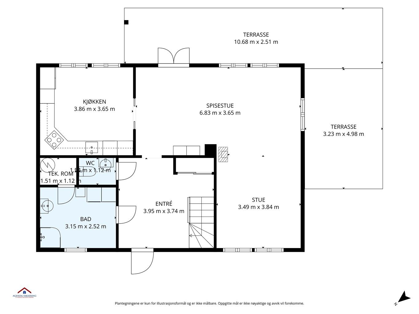 Plantegning 1. etasje