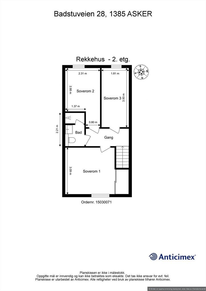 Plantegning 2. etasje
