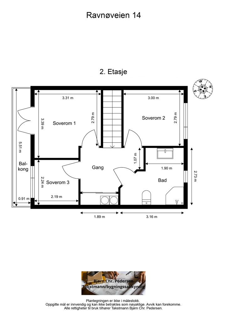 Plantegning 2.etg