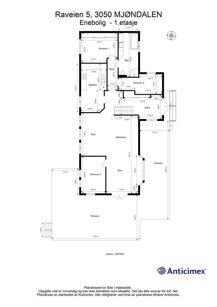 Plantegning - 1. etasje