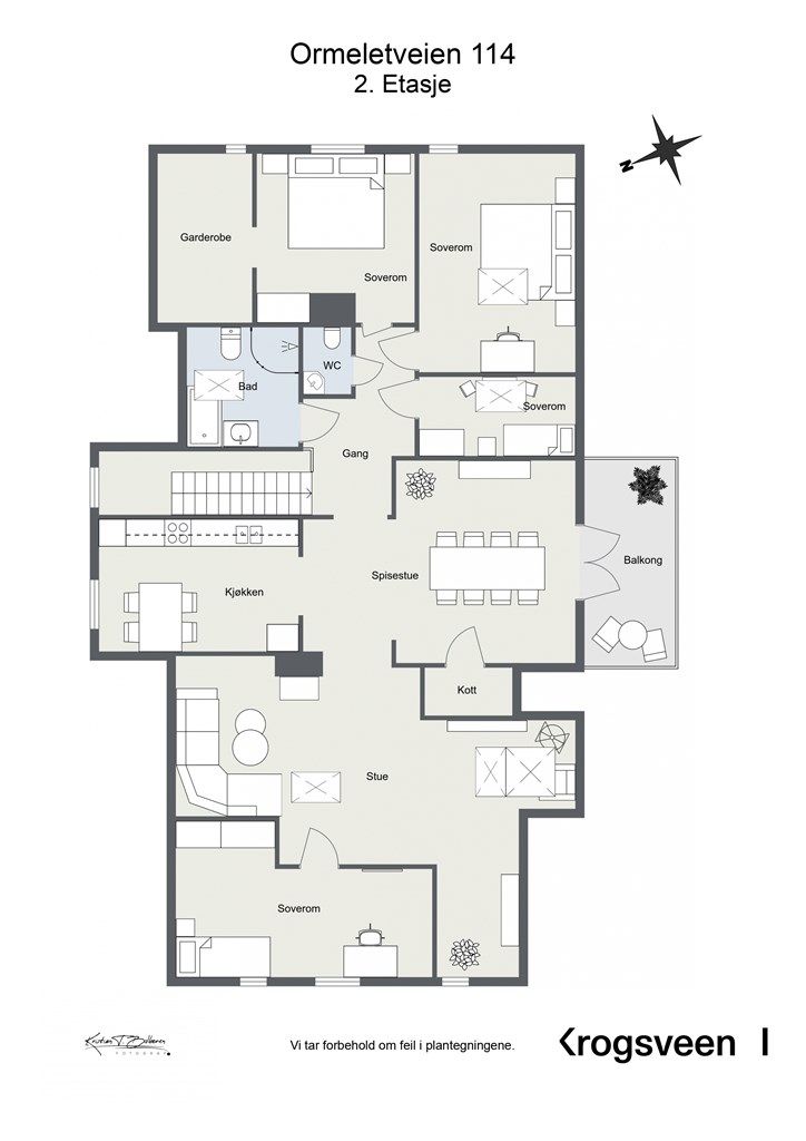 Planskisse 2. etasje