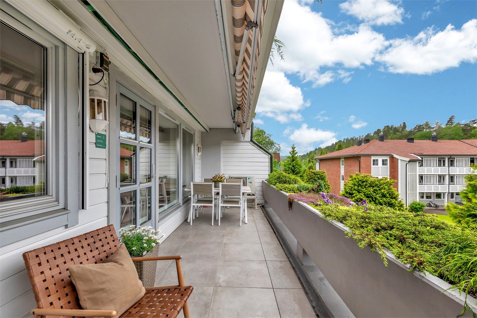 En påkostet eierleilighet med upåklagelig terrasse!