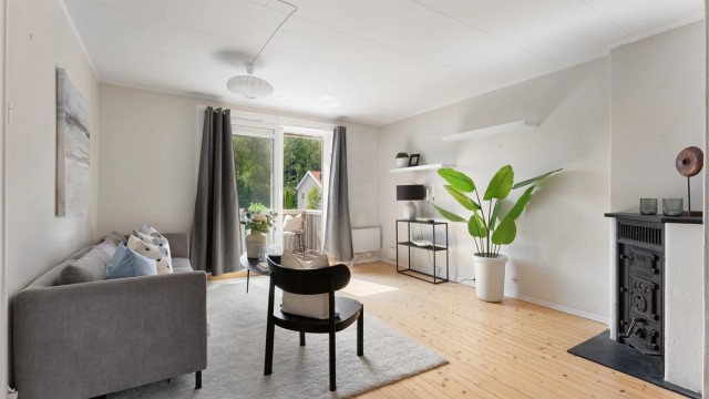 Boligbyggene i aksjelaget gjennomførte en stor fasarehabilitering i 2019 hvor både tak, kledning, vinduer og isolering ble fornyet