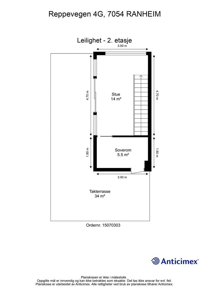Plantegning 2. etasje