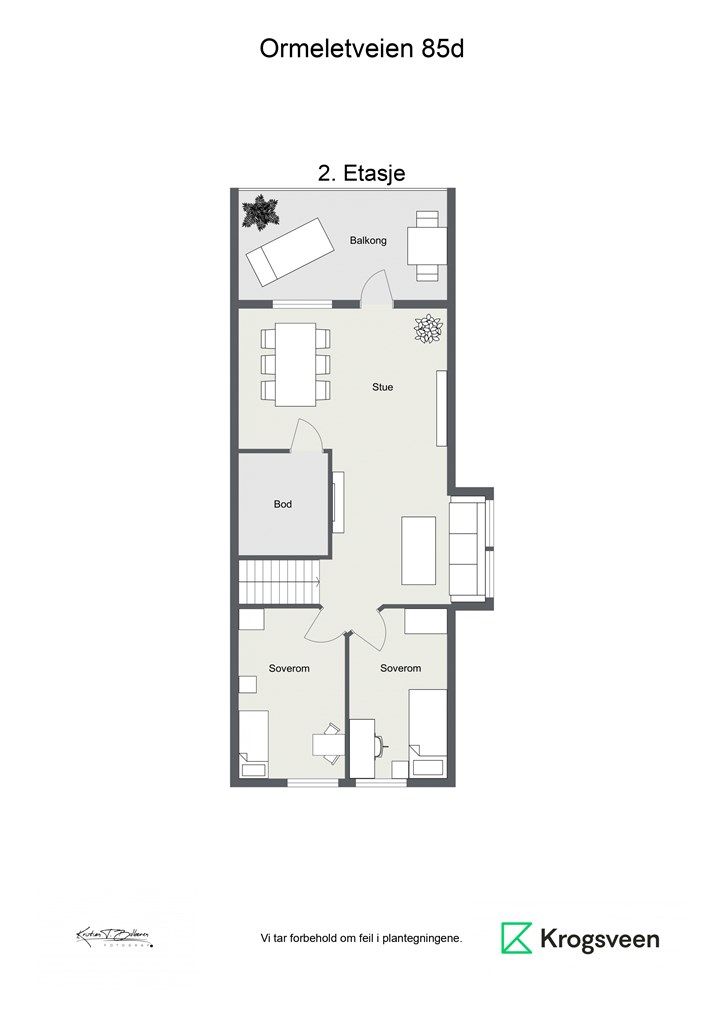 Plantegning 2. etasje