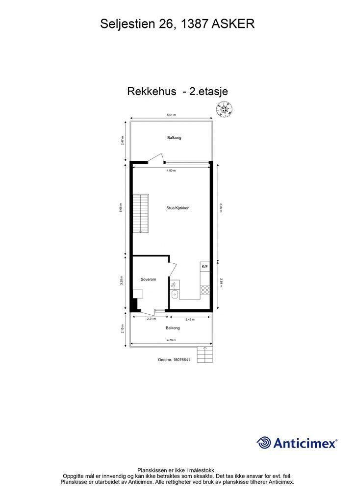 Plantegning - 2.etasje