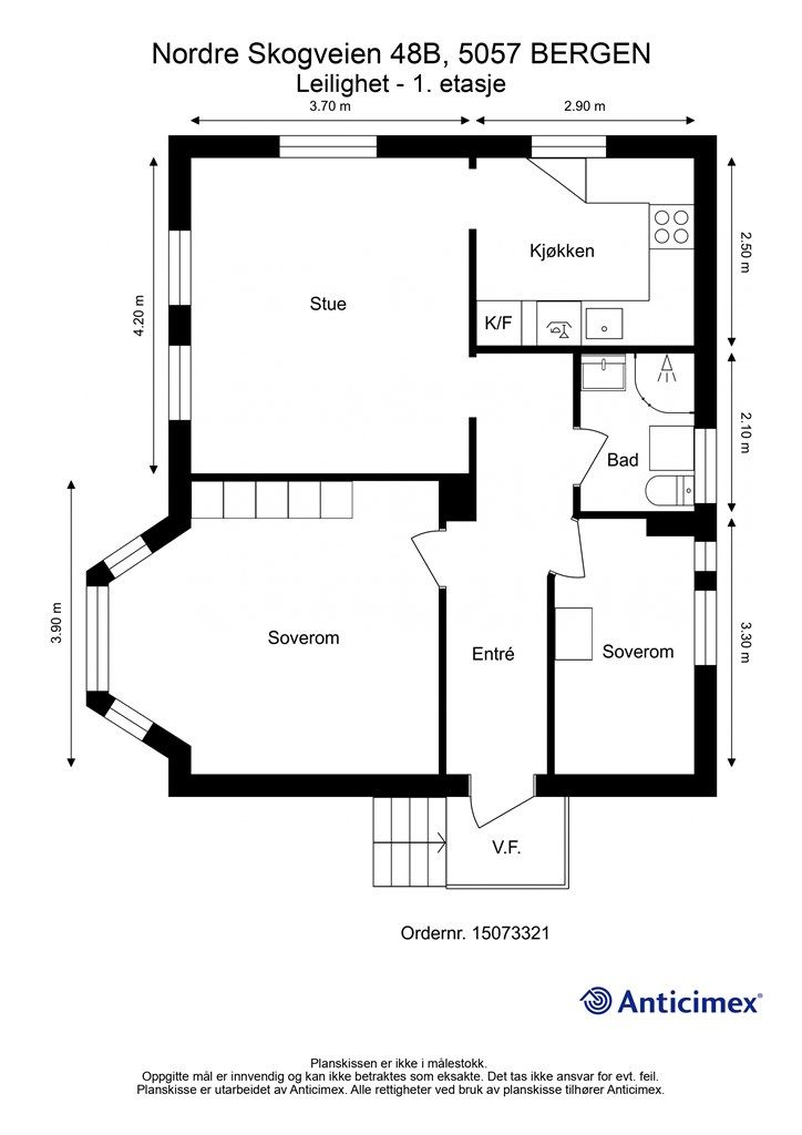 - Plantegning 1.etasje - 