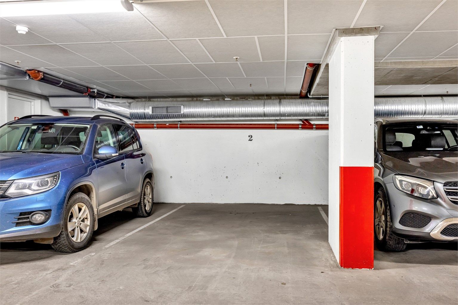 Parkering i felles garasje – bildet viser ikke plassen.