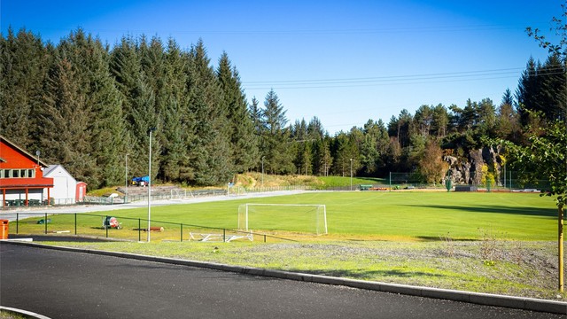 Alvøen idrettspark er ikke lang unna for gode aktivitetstilbud ved Loddefjord IL