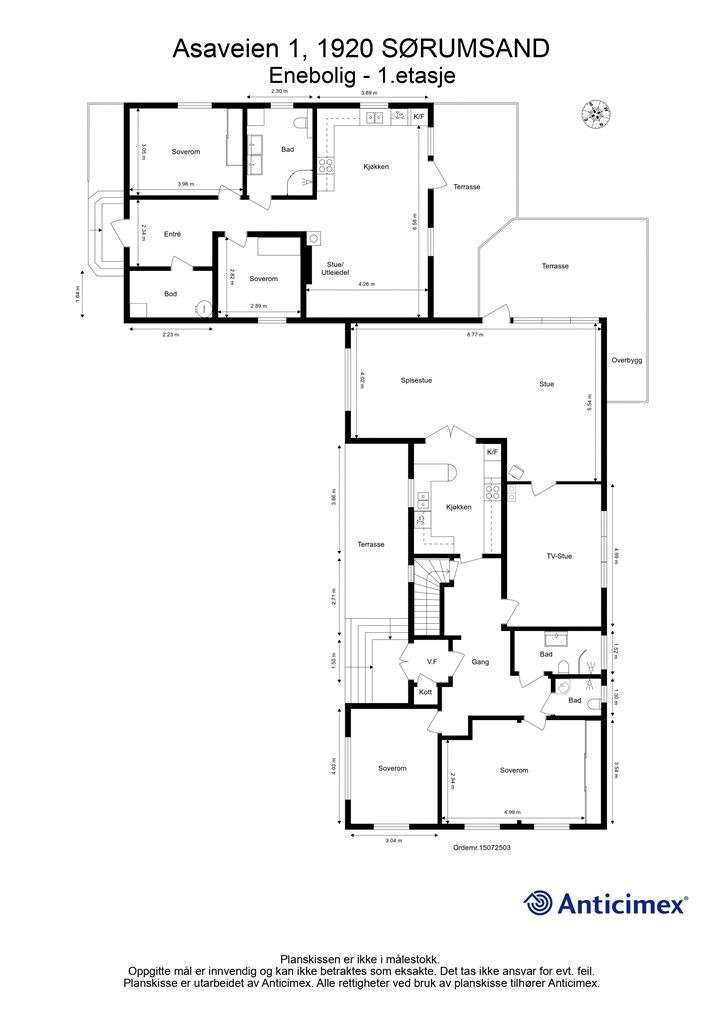 Plantegning 1.etasje.