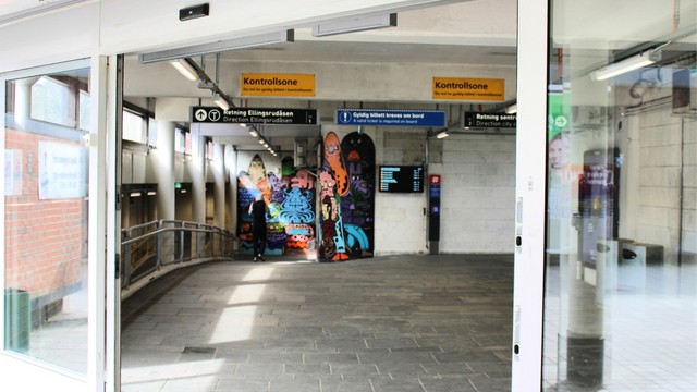 Linje 2 tar deg til byen på under 20 minutter.