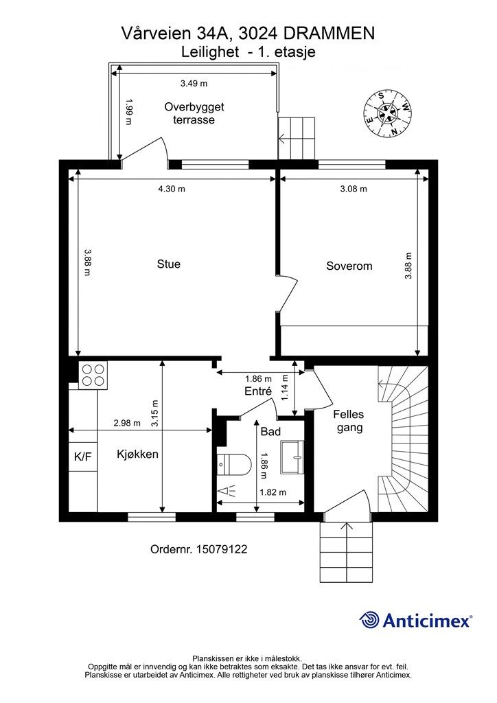 Plantegning - 1. etasje