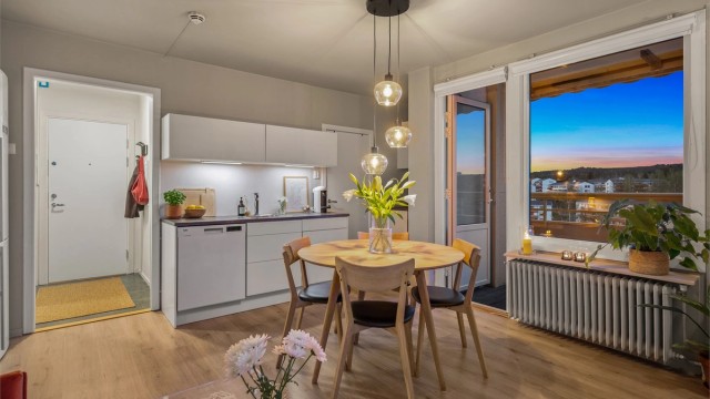 Velkommen til toppetasjen i Haakon Tveters vei 86! Foto: Martine Eren Jacobsen