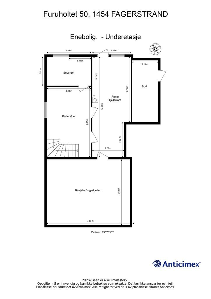 Plantegning U. etasje