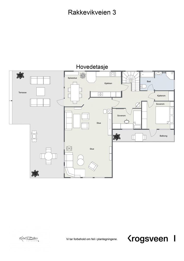 Planskisse 2. etasje. 