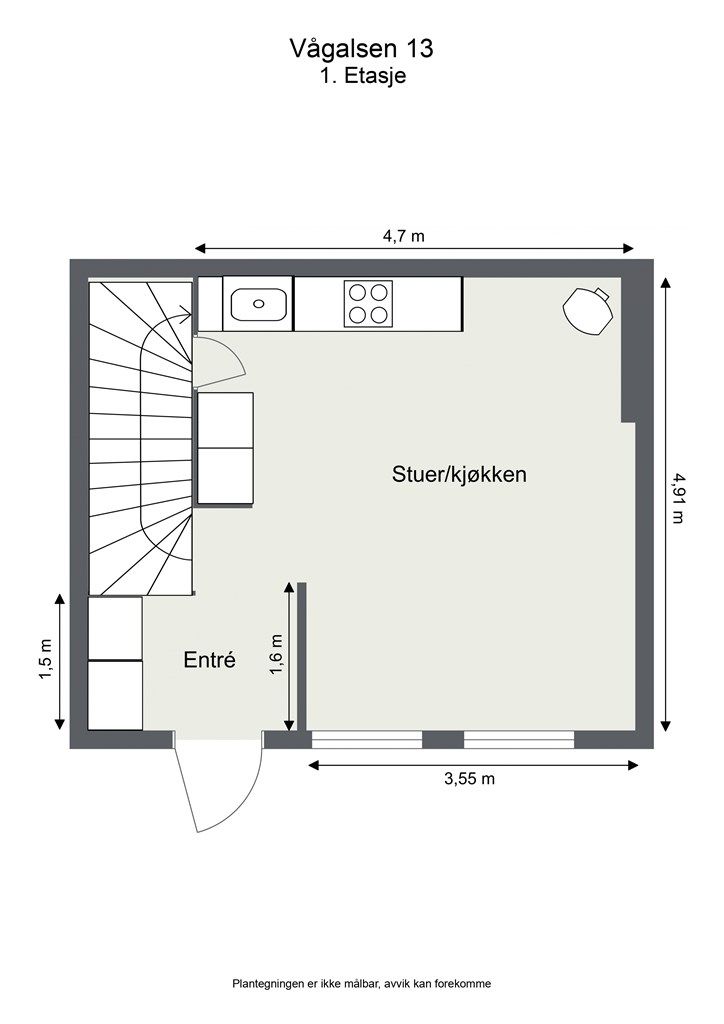 Plantegning  1. Etasje 