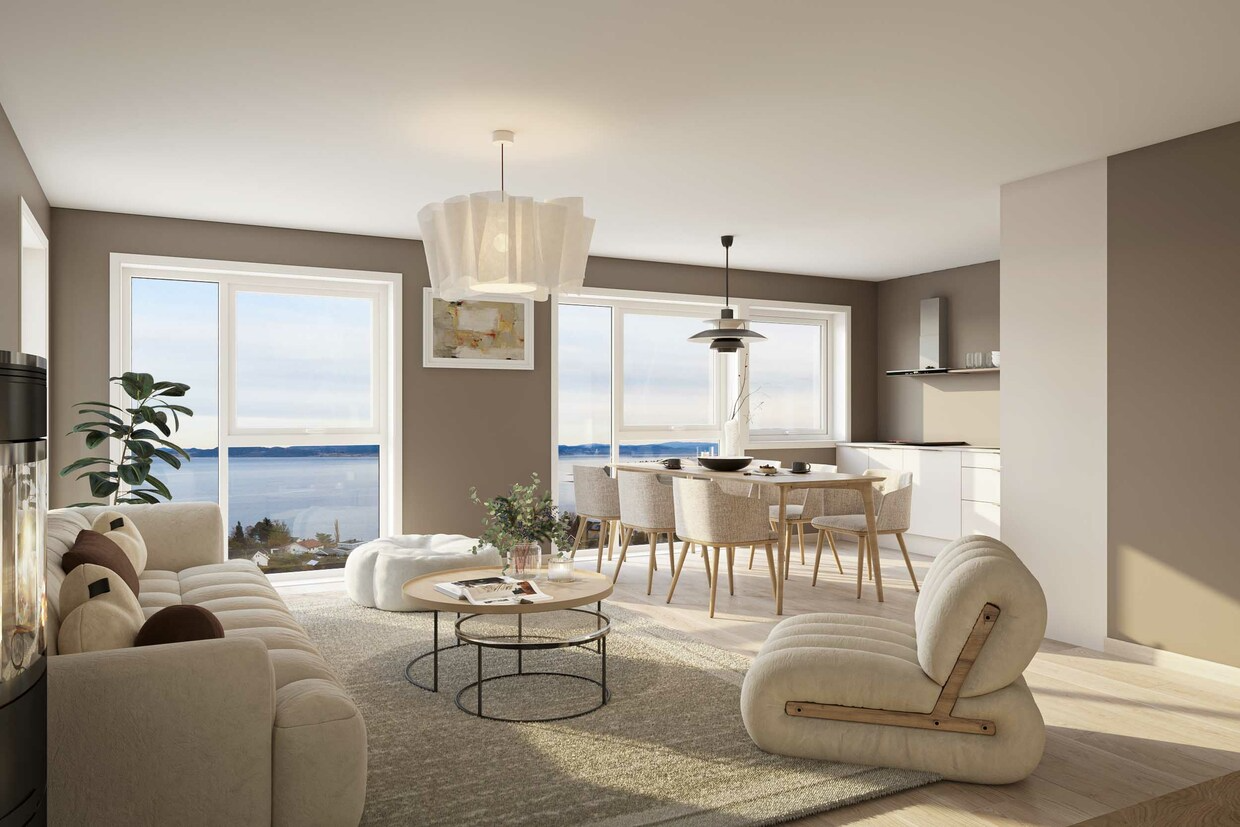 Alle bilder er illustrasjonsbilder- avvik kan forekomme. Det er flere barnehager og skoler kort avstand fra eiendommen. Sjølyst Fus barnehage, Saksvik barnehage og Saksvik skole ligger alle innen gangavstand. 