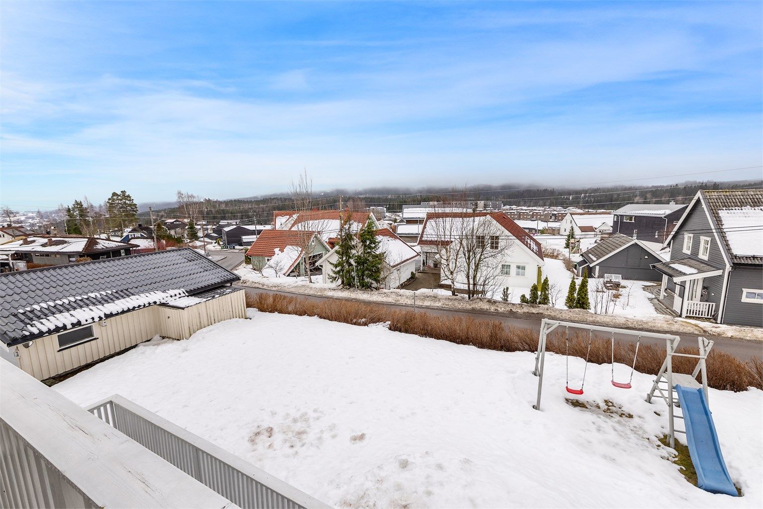 Utsikt fra balkongen