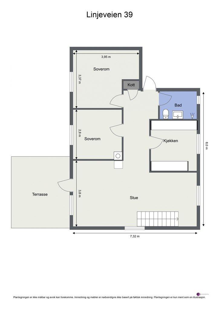 Plantegning 1. etasje