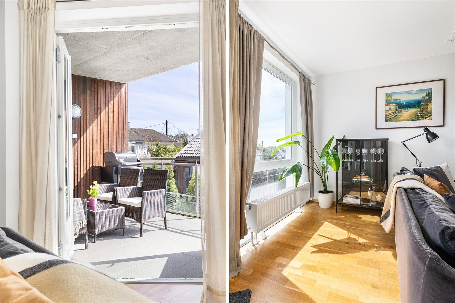 Leiligheten er tilknyttet sentralvarme-anlegg og varmes opp med hjelp av radiatorer. Strømforbruket kan dermed holdes lavt.