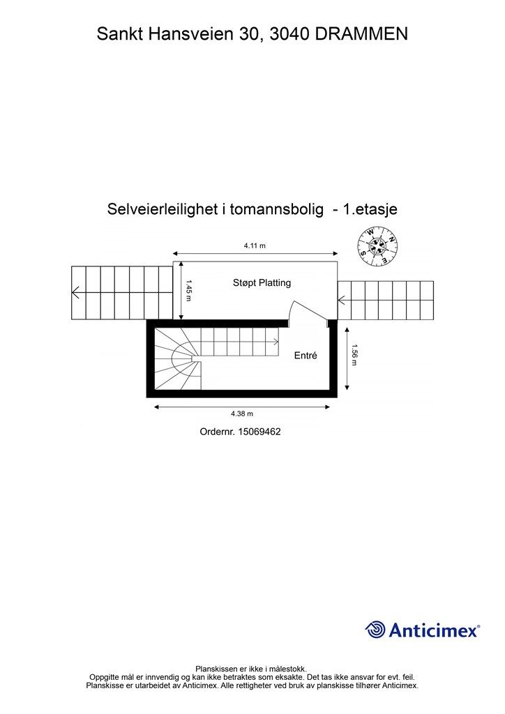 Plantegning 1. etasje