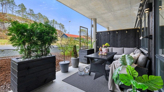 Praktisk med overbygget tak