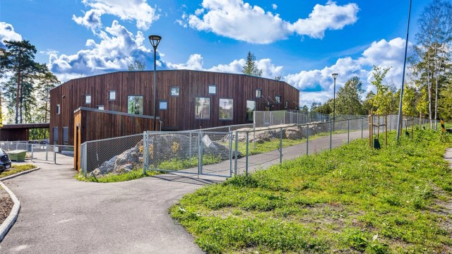 Greverudlia barnehage, en av flere barnehager i området