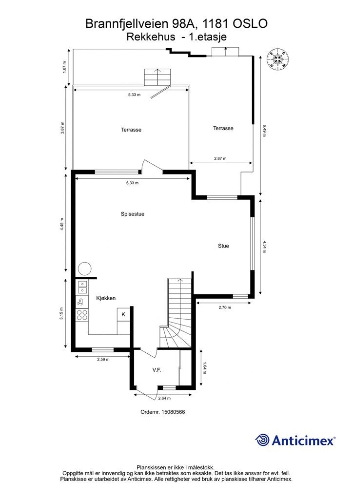 Plantegning - 1. etasje