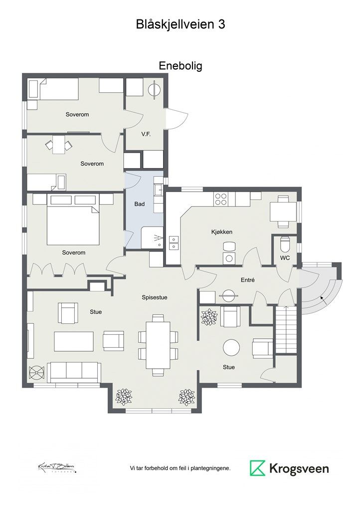 Blåskjellveien 3 - Plantegning