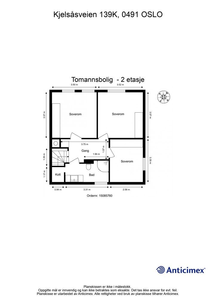 Planskisse 2. etasje