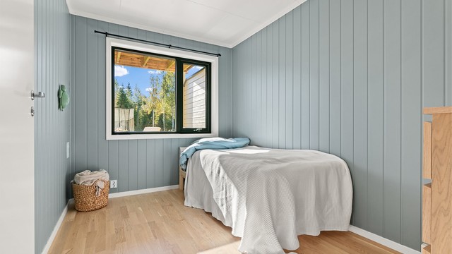 Fleksible rom som kan brukes som barnerom, kontor eller walk-in closet.