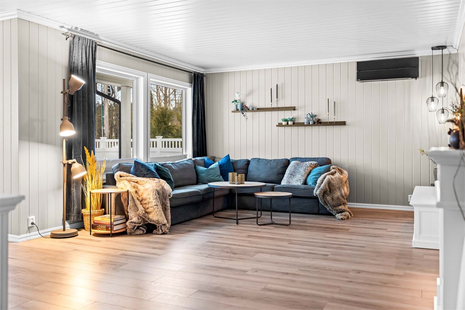 Her kan du samle hele familien til koselige filmkvelder og gode samtaler.