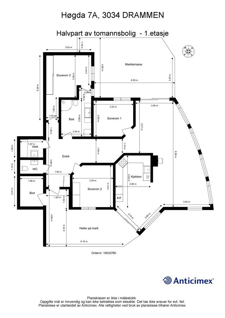 Plantegning 1. etasje