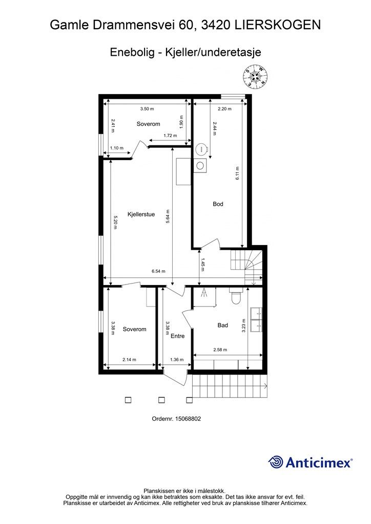 Plantegning - Underetasje